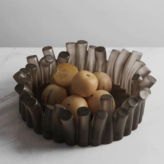 Creative Plates Table Decoration Fruit Bowl Minimalist Unique Plate Storage Decorative Trays Elegant Organizer Home Ornaments