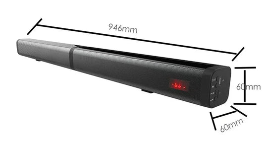 40W 4Ω Full Range Bluetooth Soundbar Detachable Speaker 3D Surround Sound 2.0CH Stereo Audio Loudspeaker HDMI AUX Optical USB TF