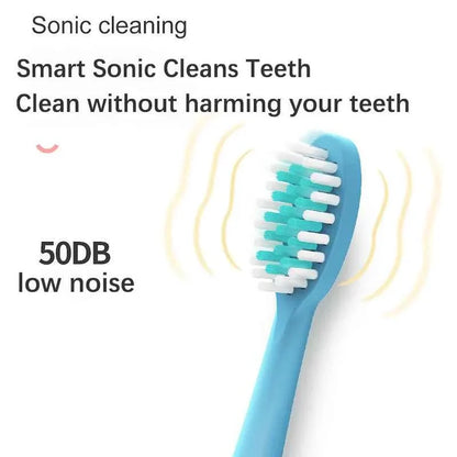 Sonic Electric Toothbrush for Children Kids cleaning teeth whitening Rechargeable water proof Replace The Tooth Brush Head