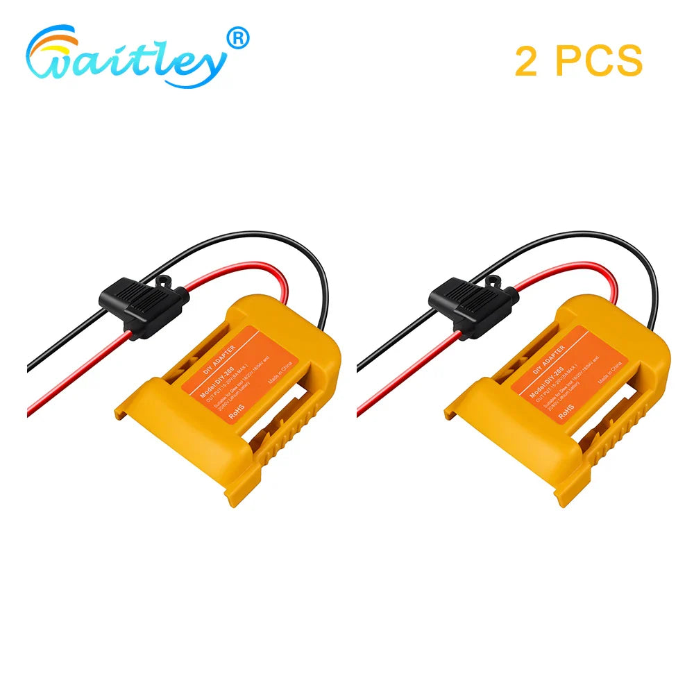 External Battery Adapter Converter for DEWALT 18V/20V/54V Battery DIY Power Tool box mod Plug accessories kit electric extension