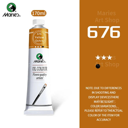 Marie's Oil Paint 170ml/5.95oz Large Tube,Art Supplies for Canvas Painting,Egg,Graffiti,Fabric,Stone,Leather,Wood,Ceramic