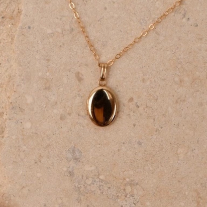 Classic Oval Locket Necklace
