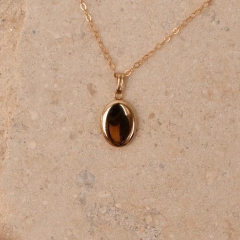 Classic Oval Locket Necklace