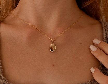 Classic Oval Locket Necklace