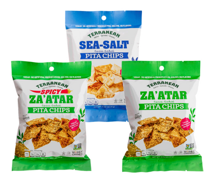 12 Pack of Pita Chips (2 oz.) - Choose your flavor