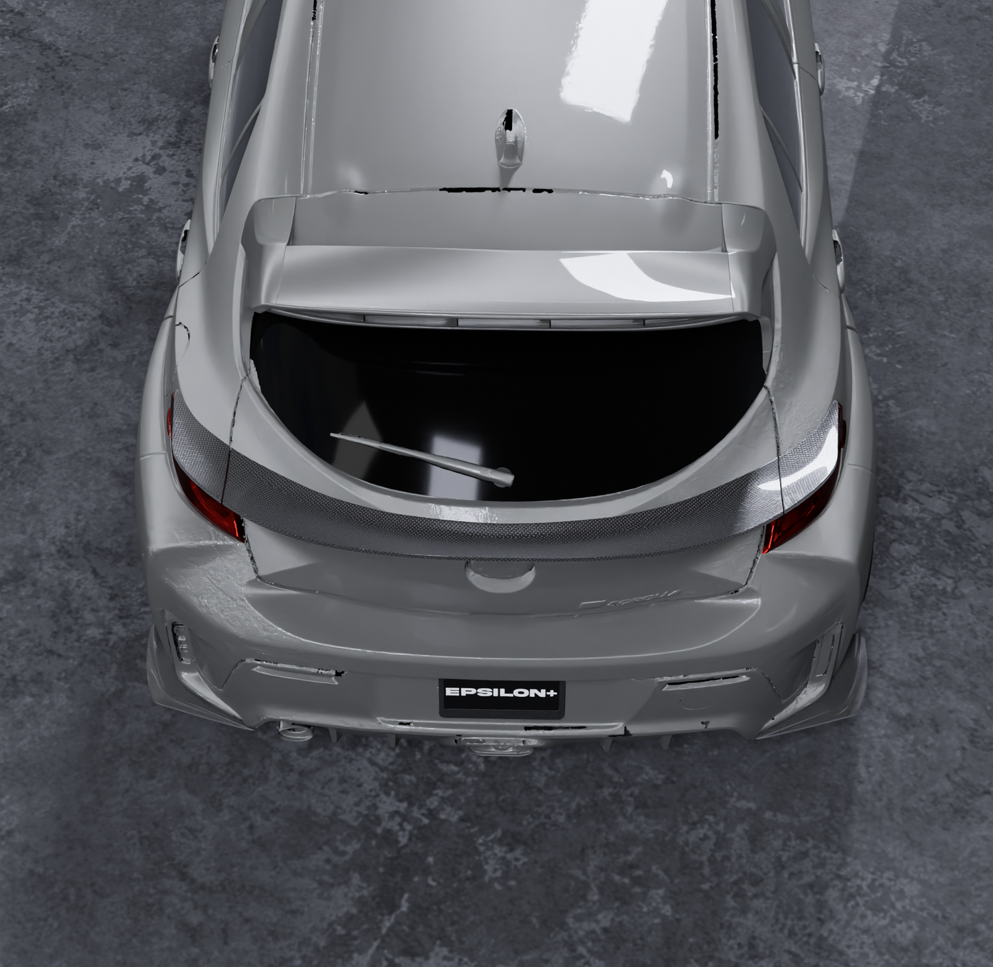 (PRE-ORDER) Mid Wing – Toyota Corolla Hatchback (E210, 2019-2025+)