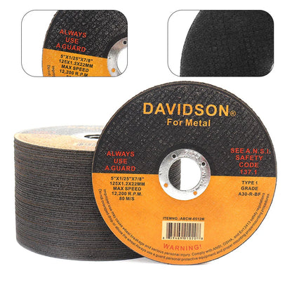 125mm Cut Off Wheel 5 " Metal Cutting Disc Angle Grinder Rotary Circular Saw Disc for Metal Stainless Steel Iron Cutting 1-30pcs