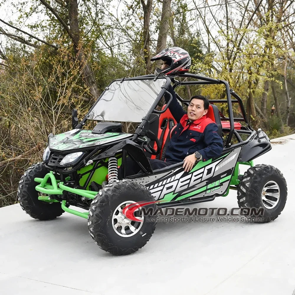 Adult Gas Off Road Go Kart 4 Wheel Two Seat Buggy for Sale Entertainment Equipment Outdoor Go-Karting At The Amusement Park