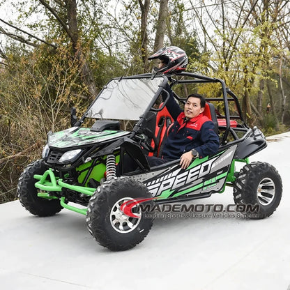 Adult Gas Off Road Go Kart 4 Wheel Two Seat Buggy for Sale Entertainment Equipment Outdoor Go-Karting At The Amusement Park