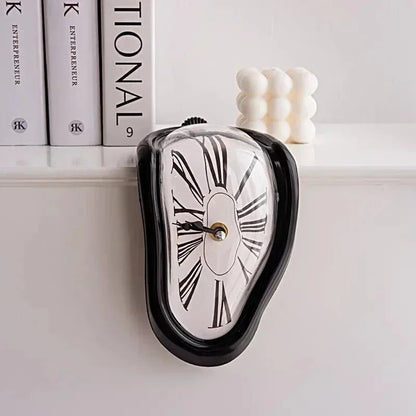 Novel Salvador Dali Style Melting Distorted Surreal Wall Clock