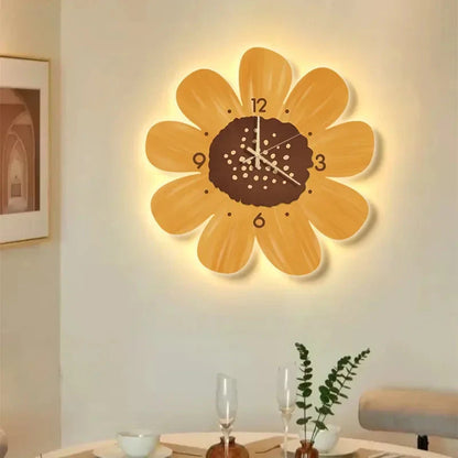 Light Decorative Clock Hanging Restaurant Simple Creative Crystal Porcelain Wall Hanging Clock Quiet Room Clock
