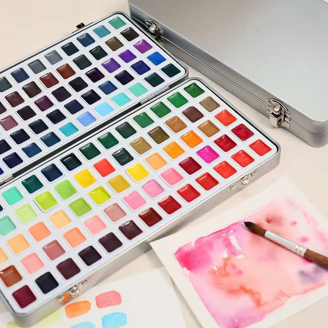 artist watercolor paint 24/36/48/60/98/130colors art set professional drawing pigment art supplies