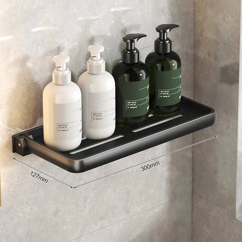 RV Foldable Shelf No Punch Drop-down Aluminum Foldable Shelves Are Used For Wall Storage In RVs And Campers Car Accessories