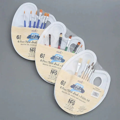 Adults Drawing Artist Coloring Student Art Painting Supplies Watercolor Tray Art Oval Palette Brush Set Oil Painting Palette