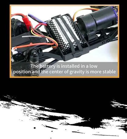 RC Car C8813 Full Proportional Throttle Pickup Truck Model Remote Control Toy 4WD Climbing Off-Road Rc Remote Control Car Gift