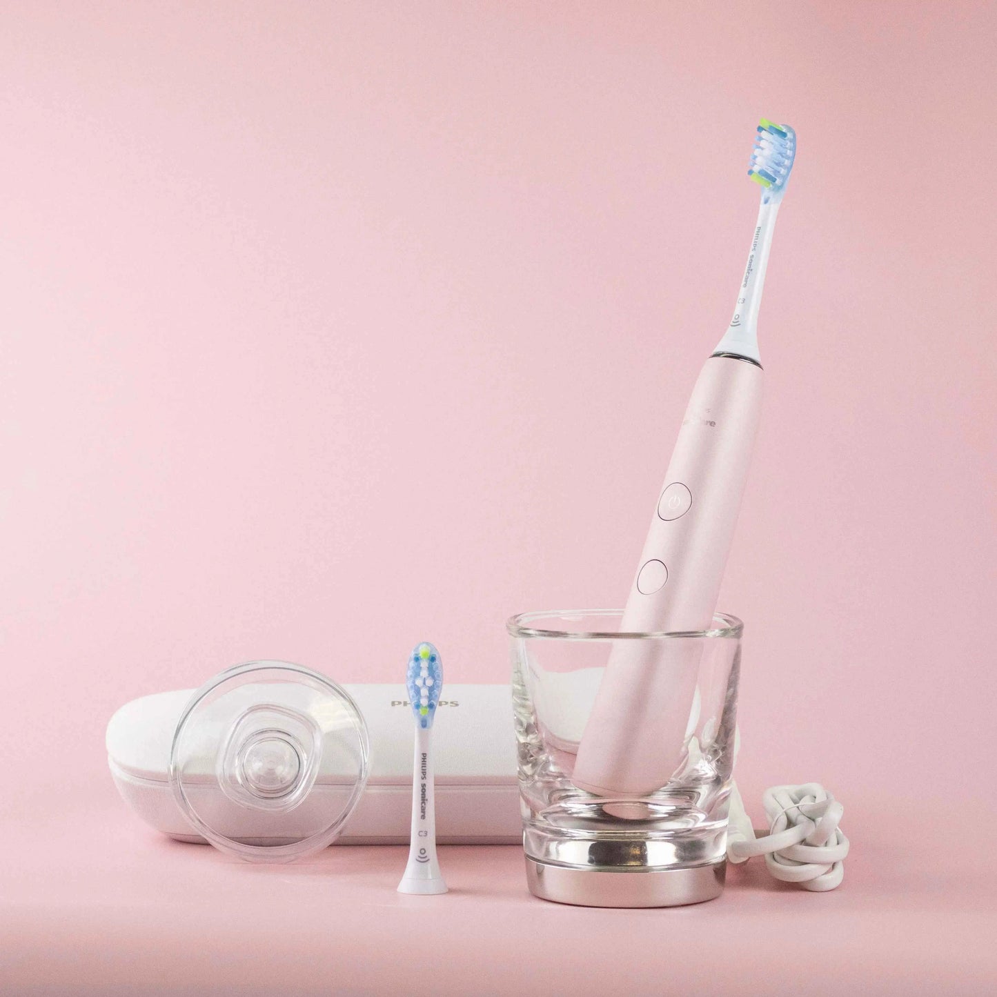 Philips Electric toothbrush Sonicare DiamondClean 9000 HX9912, Bluetooth enabled,Equipped with one W2 and one C3 brush head