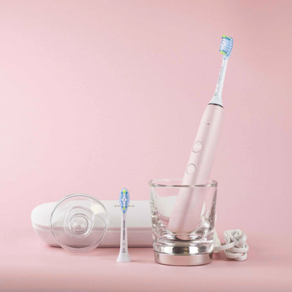 Philips Electric toothbrush Sonicare DiamondClean 9000 HX9912, Bluetooth enabled,Equipped with one W2 and one C3 brush head