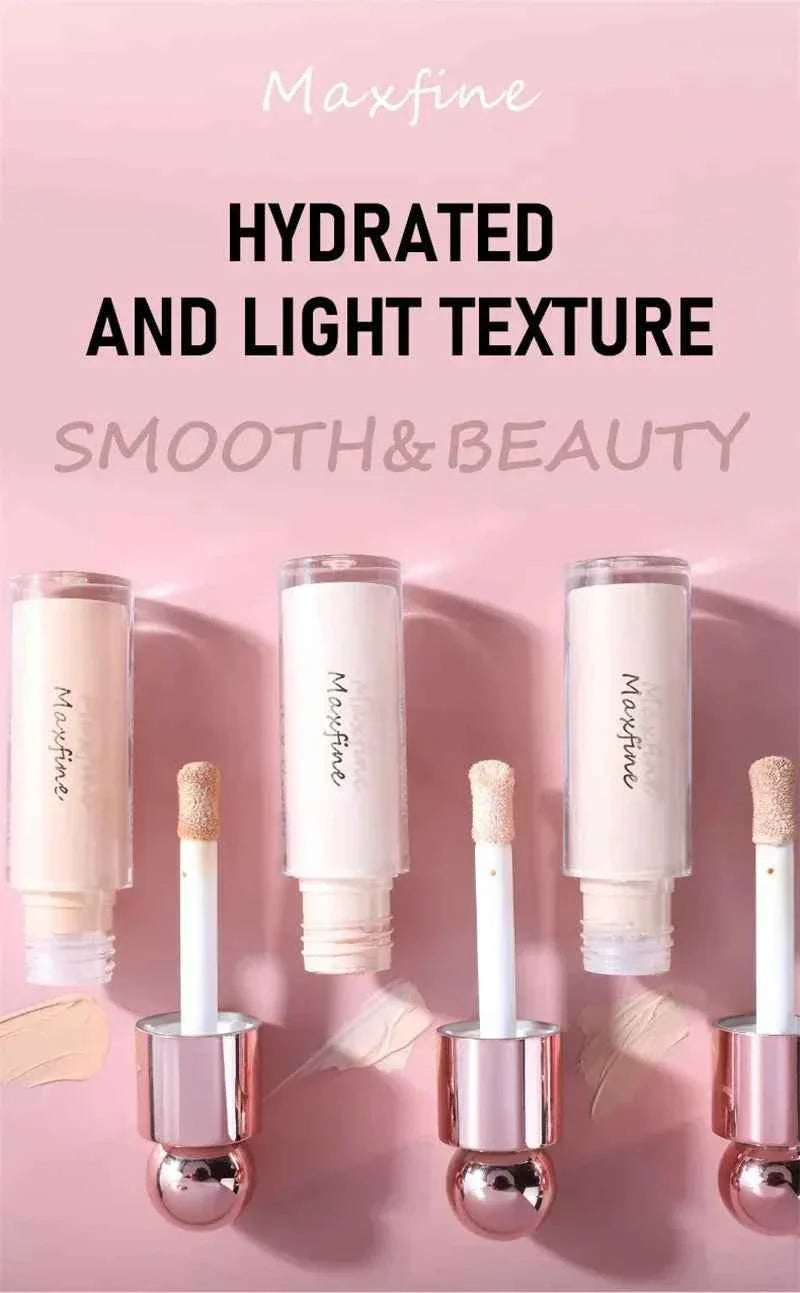 Smooth Liquid Foundation Cream Moisturizing Waterproof Concealer Modify Skin Tone Cover Acne Spots Full Coverage Face Make Up