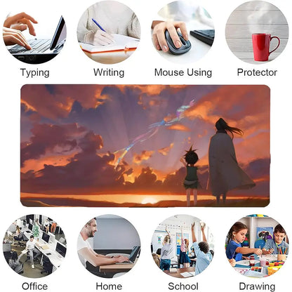 Anime The L-Legend Of Dororo And Hyakkimaru Mouse Pad Mousepad Large Gaming LockEdge Thickened Computer Keyboard Table Desk Mat