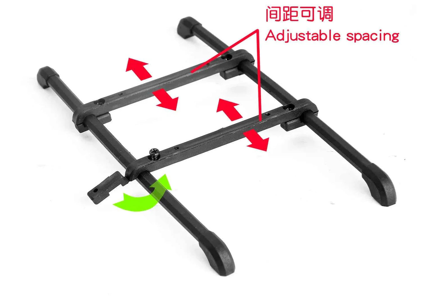 RCDream 1/18 Scale Roof Rack Roof Box for 1/18 1/24 1/12 RC Crawler Truck TRX4M Bronco AX24 #18R004