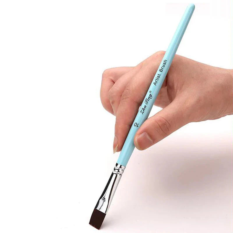 Body Pinting Face Body Art Paint Multifunctional Professional Paint Brushes Set Wooden Handle Nylon Brush Oil Painting Brushes