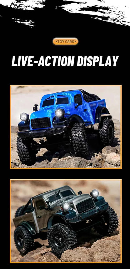 RC Car C8813 Full Proportional Throttle Pickup Truck Model Remote Control Toy 4WD Climbing Off-Road Rc Remote Control Car Gift