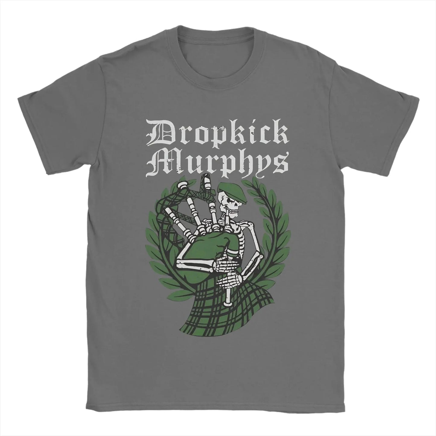 Men's T-Shirts Dropkicks Murphyss Band Novelty 100% Cotton Tee Shirt Short Sleeve  T Shirt Crewneck Clothing Gift Idea