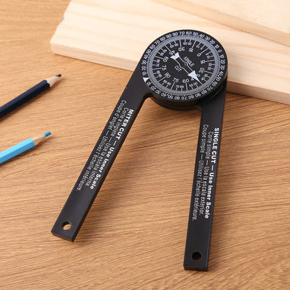 Professional Miter Saw Protractor Angle Finder Precision Miter Angle Finder for Carpenters Plumbers Bevel Protractor Woodworking