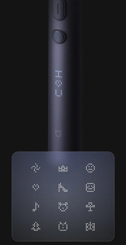 Xiaomi Mijia T700 Sonic Electric Toothbrush - Smart LED Display & Adjustable Intensity - IPX7 Waterproof with Inductive Charging