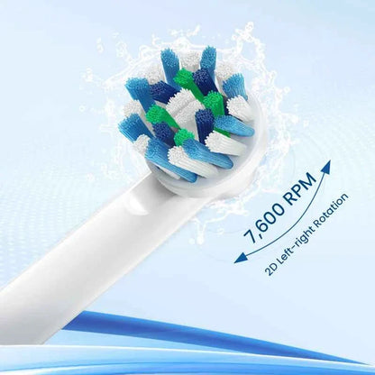 Oral B D100 2D Vitality Electric Toothbrush Timer 7600Rpm Cross Action Deep Cleaning and Whitening Teeth Tooth Brush