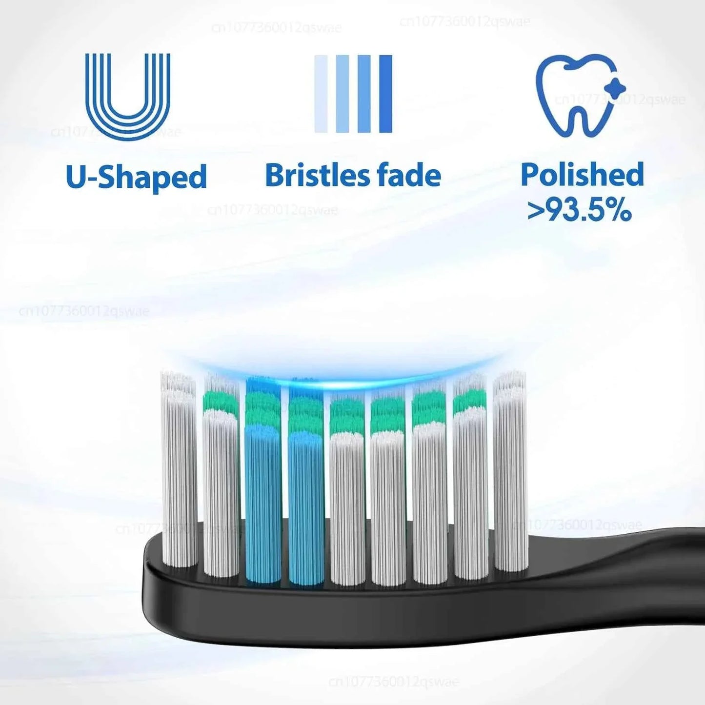 Sonic Electric Toothbrush for Adults Electronic Tooth Brush With Timer Rechargeable Electric Toothbrush with 8 Brush Heads