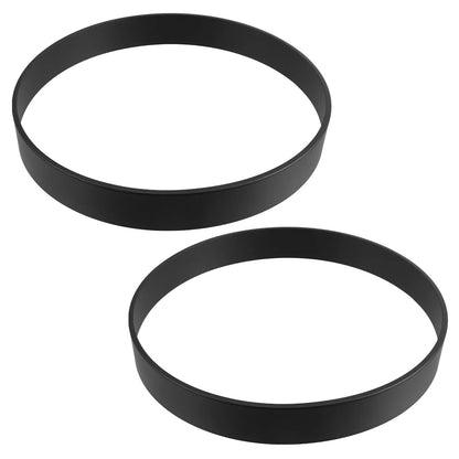 2pcs Metal Frame For Wall Clock Replacement 12 Inch Quartz Clock Shell/Border/Trim Thin - 42mm Thick Minimalist Installation