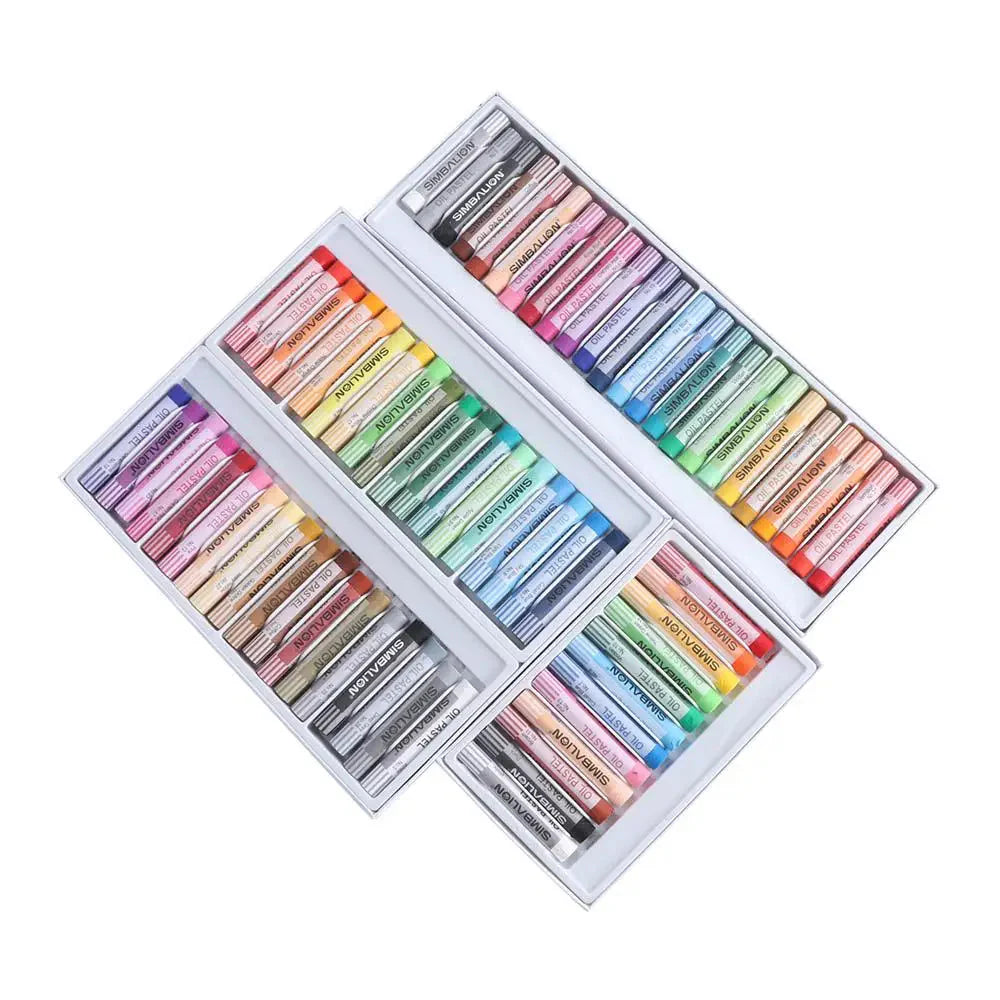 Professional Non Toxic Painting for Artists Drawing Beginners Oil Pastels Set Oil Pastel Stick Crayons Art Supplies