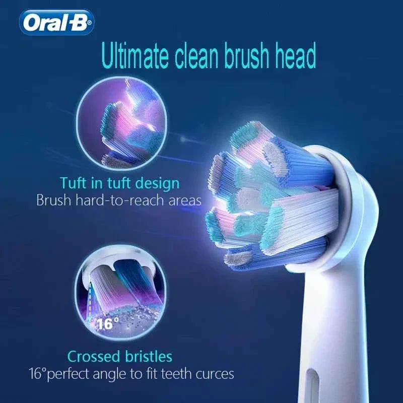 Oral-B iO Ultimate Clean Replacement Electric Toothbrush Heads Refill Gentle Clean Tooth Brush Heads for OralB IO7 IO8 IO9