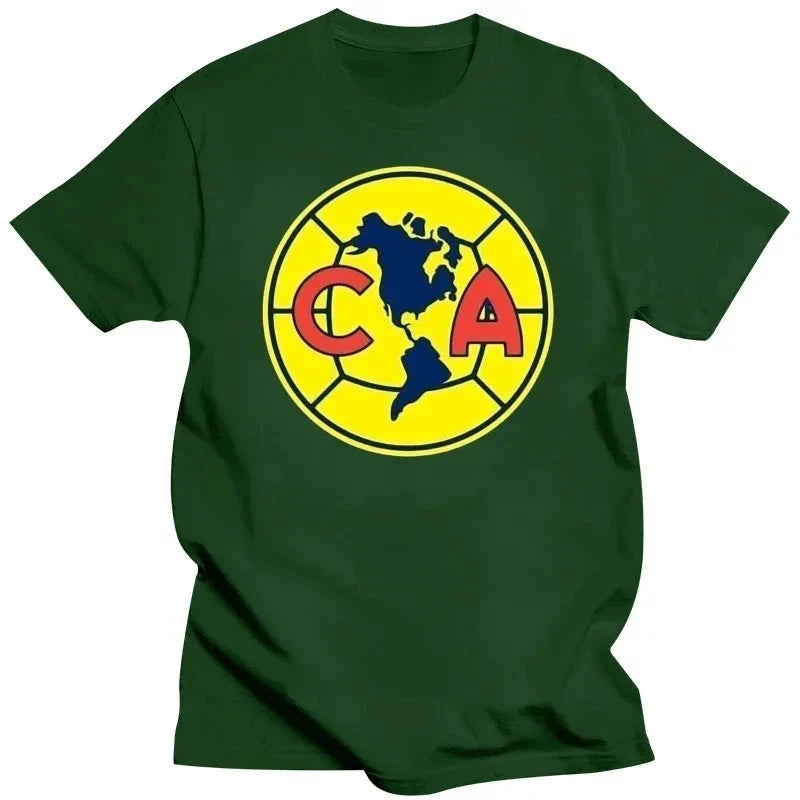 Mens T Shirt Club America Oversized Graphic T Shirts Harajuku Men Clothing 2024 New Short Sleeve Funny Tops Oversized T Shirt