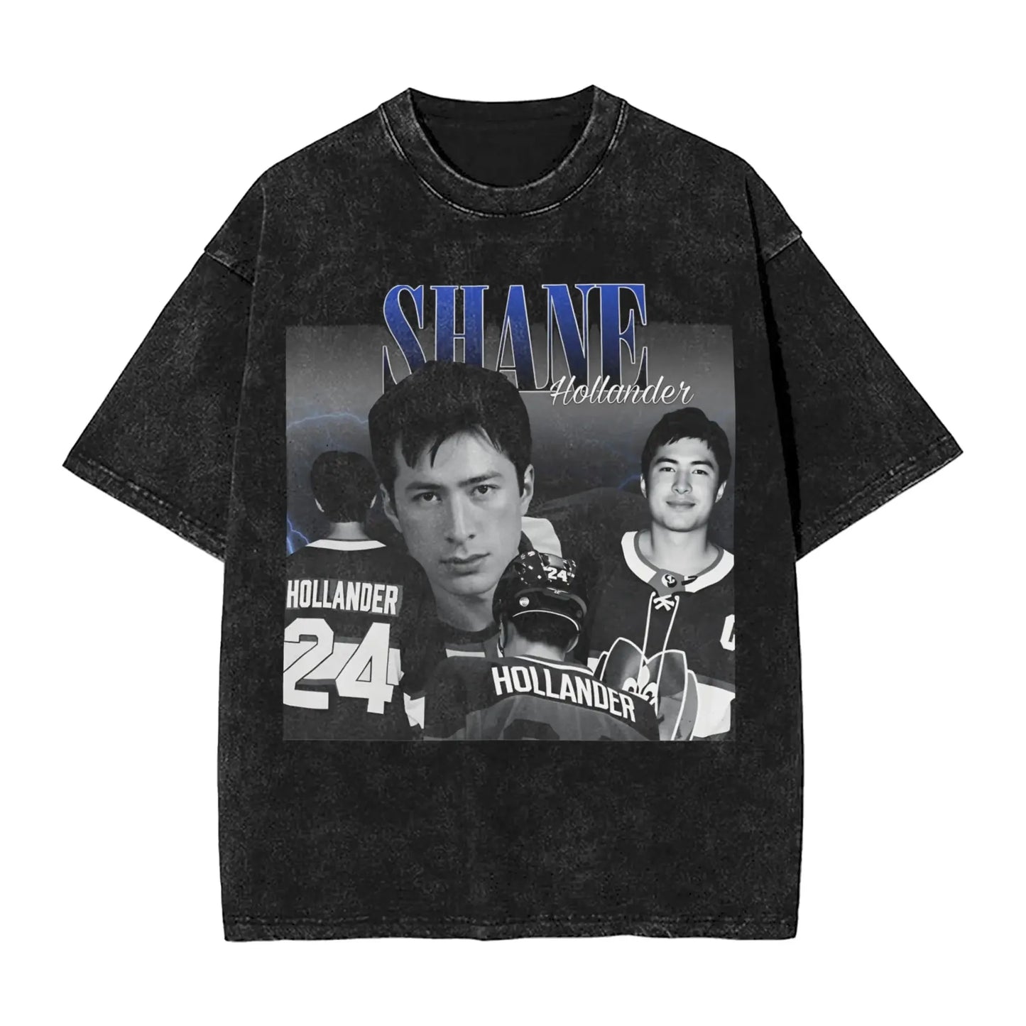 Mens T-Shirt Heated Rivalry Shane Hollander Washed T Shirts Hip Hop  Summer Tees Y2K Basic Loose Casual Tops Gift Idea