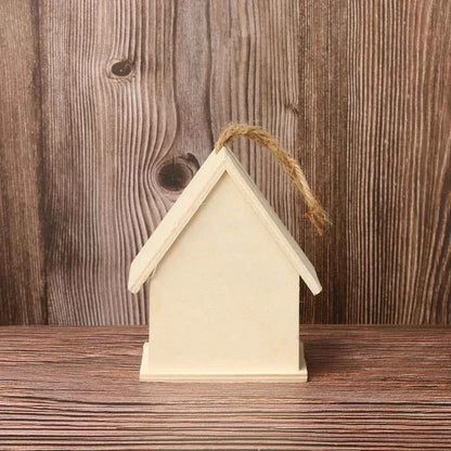 Wooden Birdhouse, Outdoor Garden Hanging Bird Nest, Wall Mounted Bird House, Wooden Hummingbird Box House, Bird Supplies