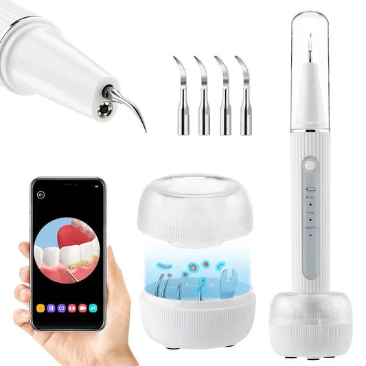 Visual Dental Scaler For Teeth Tartar Remover Electric Teeth Cleaner Tooth Calculus Plaque Remover Ultrasonic Stone Removal
