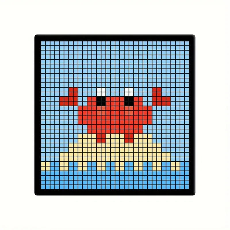 LED Pixel Display 32x32 Programmable Pixel Art Display With APP Control Creative Animation Interesting Text And Digital Clock