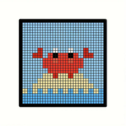LED Pixel Display 32x32 Programmable Pixel Art Display With APP Control Creative Animation Interesting Text And Digital Clock
