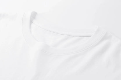 2025 High Quality Mens T Shirts 100 Percent Cotton Round Neck Short Sleeve Tees Summer Spring Casual Fashion Daily Wear