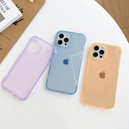 Clear Candy Color iPhone Case