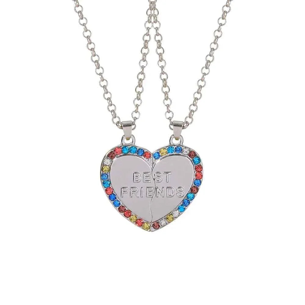 Best Friends Necklace Together forever Never Apart Maybe In Distance But Never In Heart