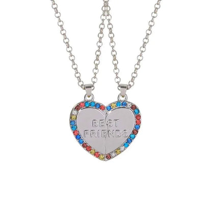 Best Friends Necklace Together forever Never Apart Maybe In Distance But Never In Heart