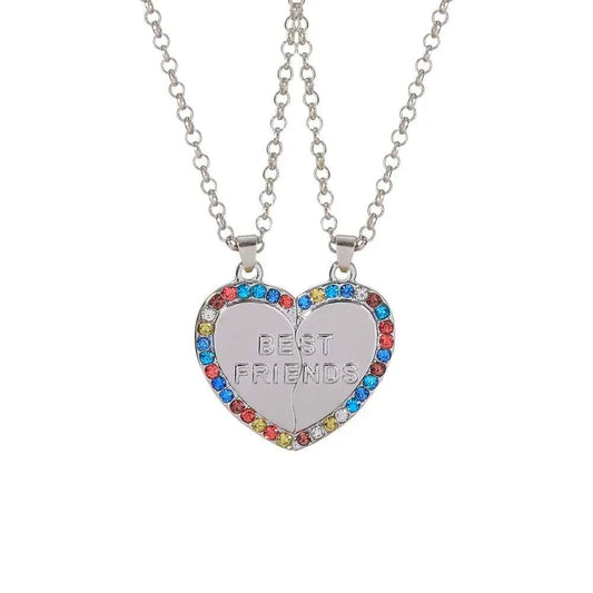 Best Friends Necklace Together forever Never Apart Maybe In Distance But Never In Heart