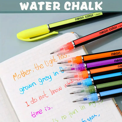 60pcs Multi-Color Pen Set - Glitter, Metallic, Neon, Pastel & Classic Shades - Water-Based Gel Pens for Writing, Drawing