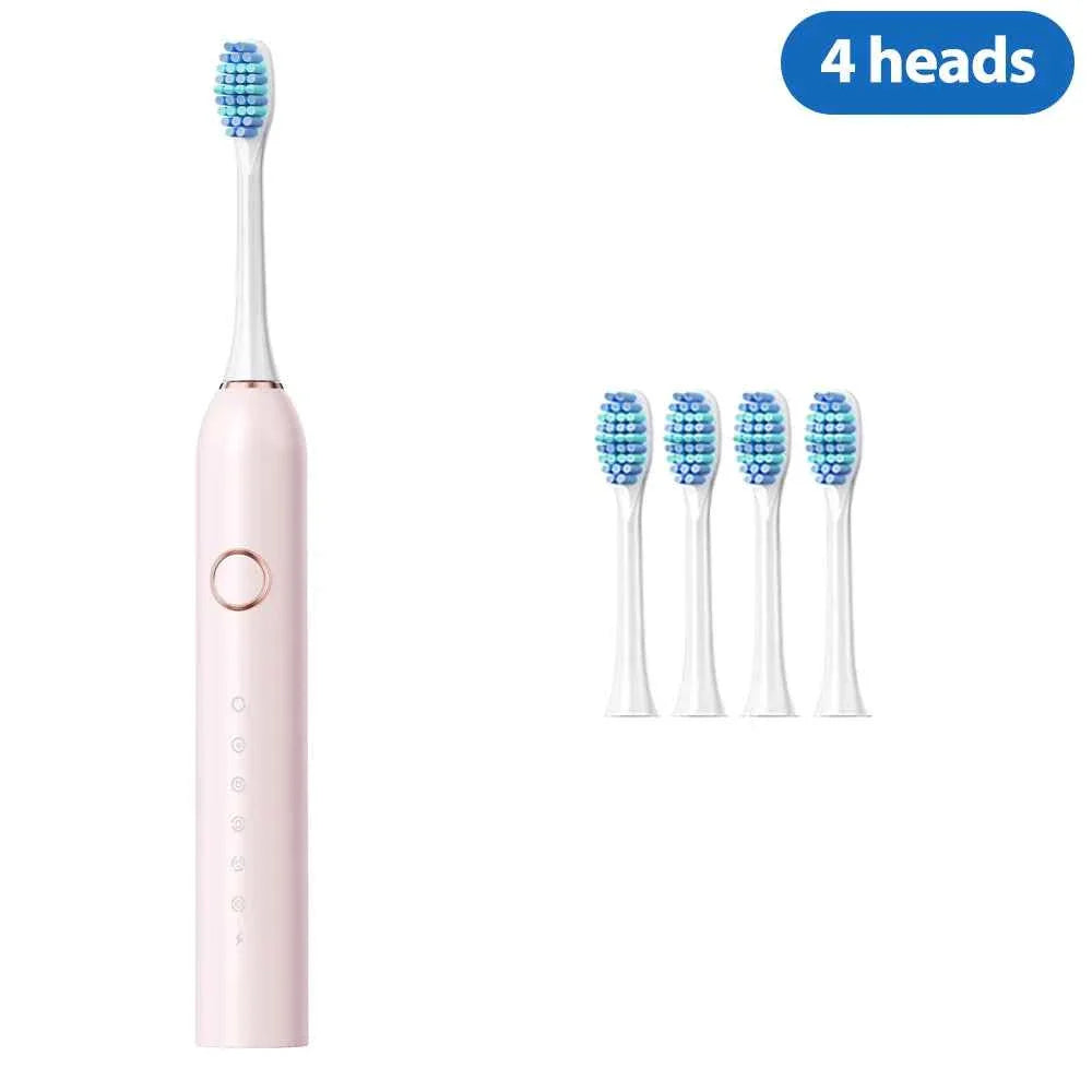 Sonic Electric Toothbrush for Adults Electronic Tooth Brush With Timer Rechargeable Electric Toothbrush with 8 Brush Heads