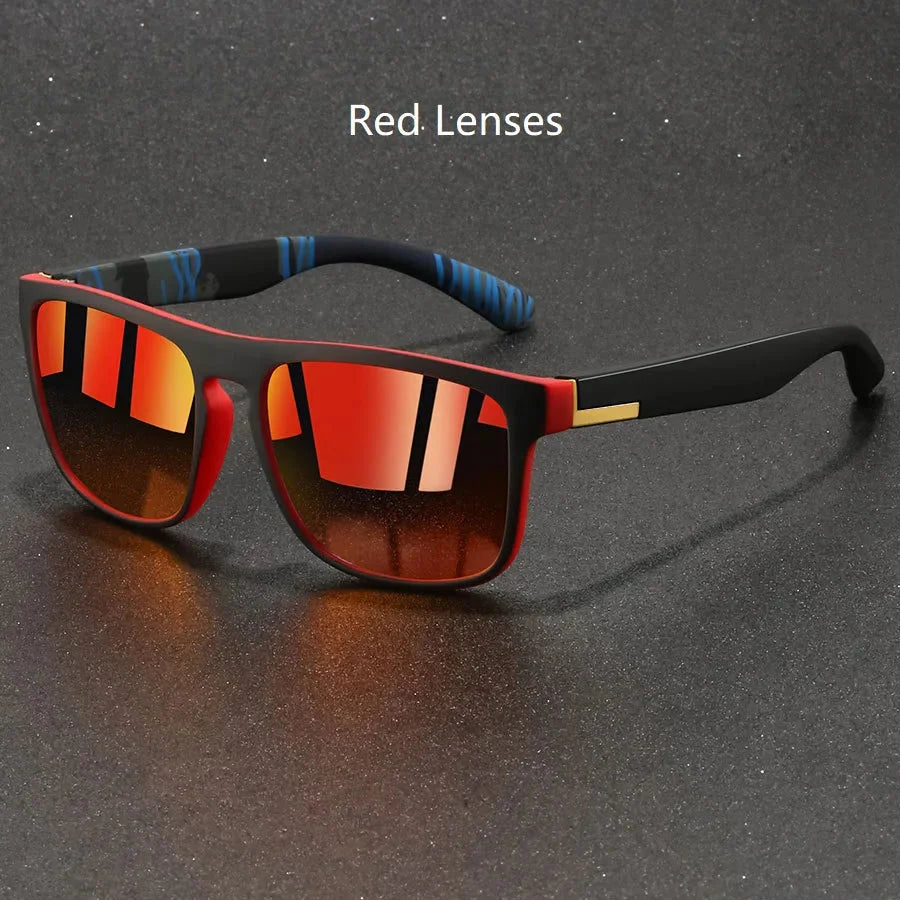 Fashion Vintage Square Sunglasses Men Women Fishing Driving Man Luxury Brand Designer Sun Glasses  Retro Eyewear UV400