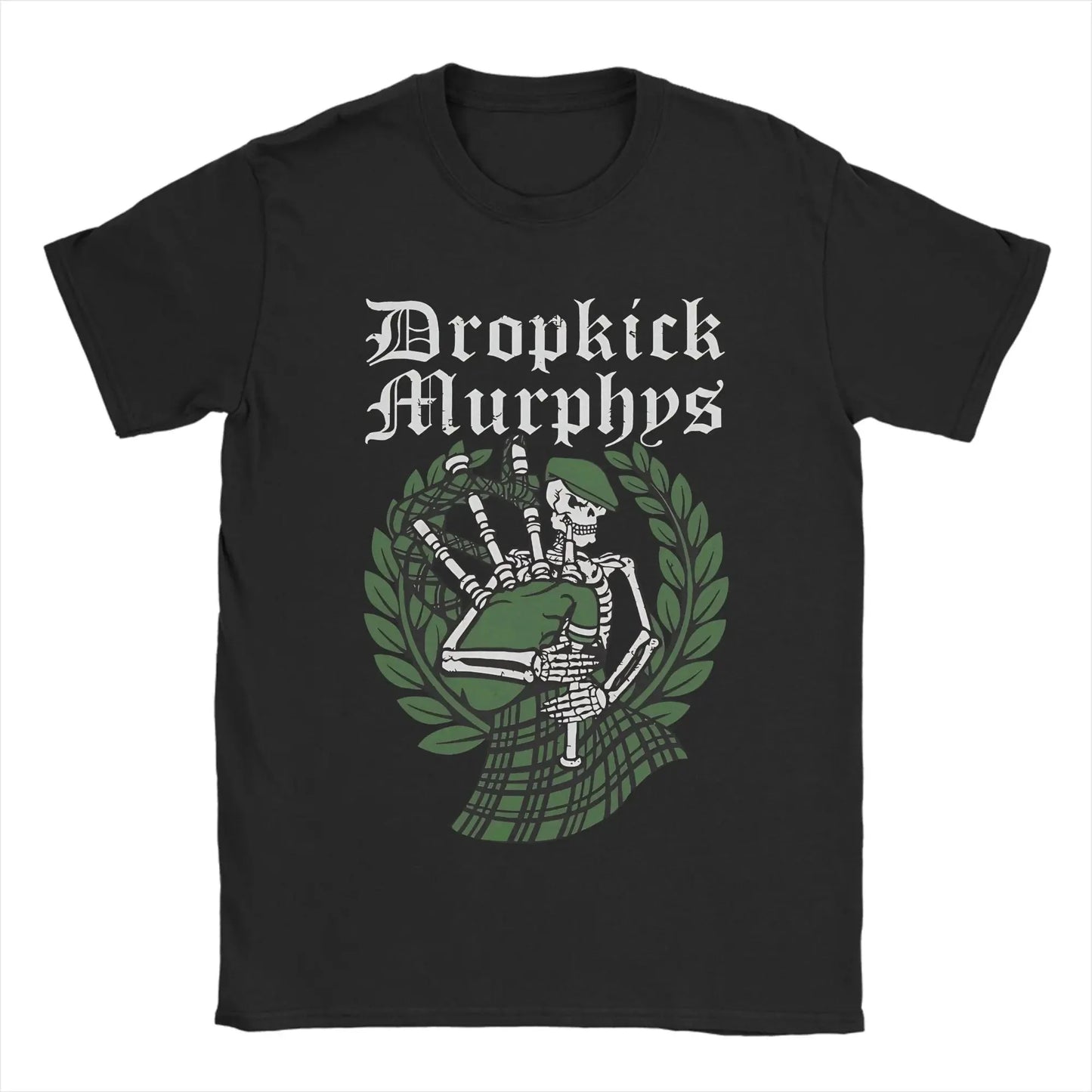 Men's T-Shirts Dropkicks Murphyss Band Novelty 100% Cotton Tee Shirt Short Sleeve  T Shirt Crewneck Clothing Gift Idea