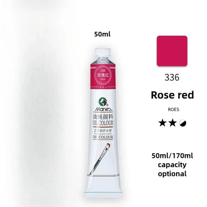 Maries Oil Paint 50ML Oil Painting Art Creation Pigment Large Oil Paint Paint Single Commonly Used 24 Colors